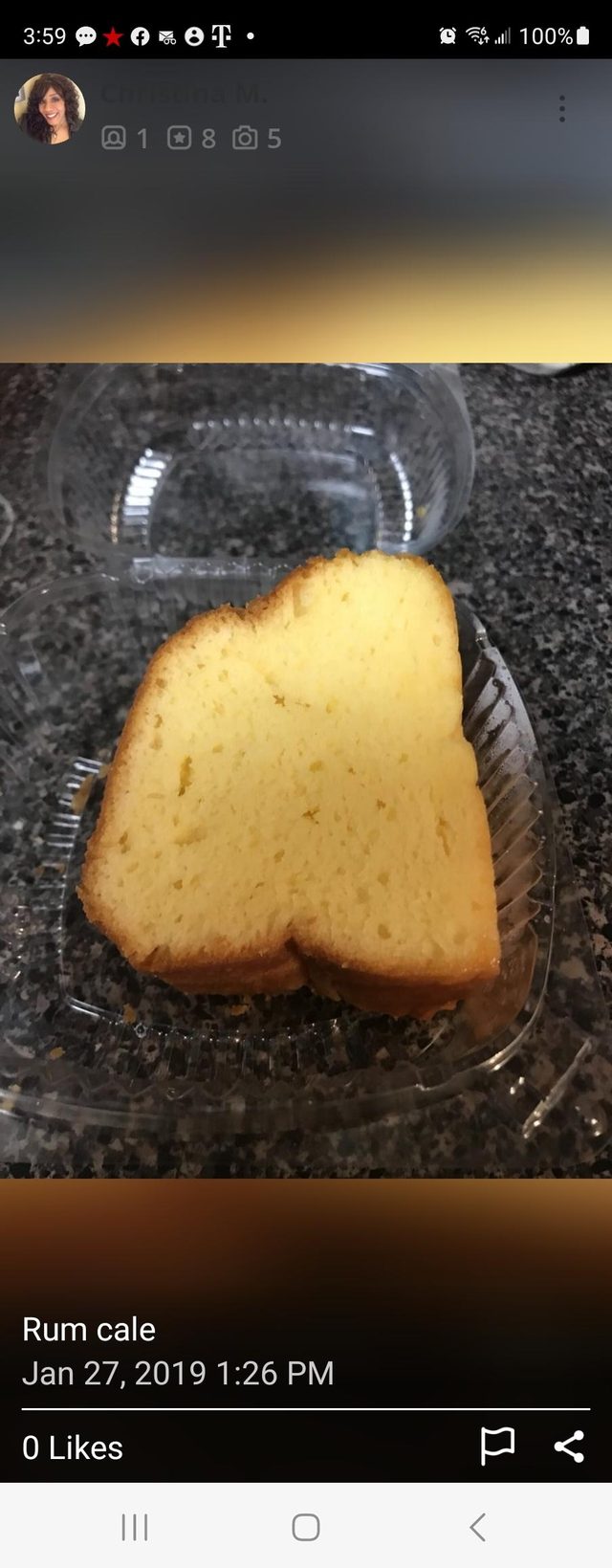 Rum Cake.