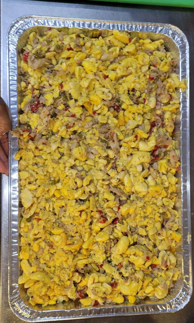 C Ackee & Saltfish - Half Pan.