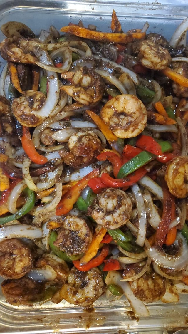 Jerk Shrimp.
