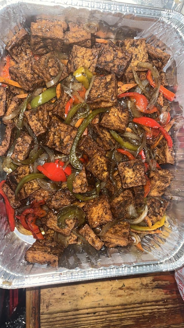 C Jerk Tofu - Half Pan.