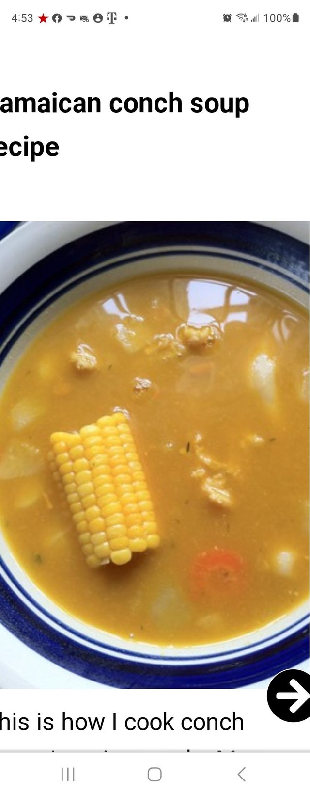 C Soup Chx, Fish, Water, Red Peas, Gungo Peas - Per Gallon.