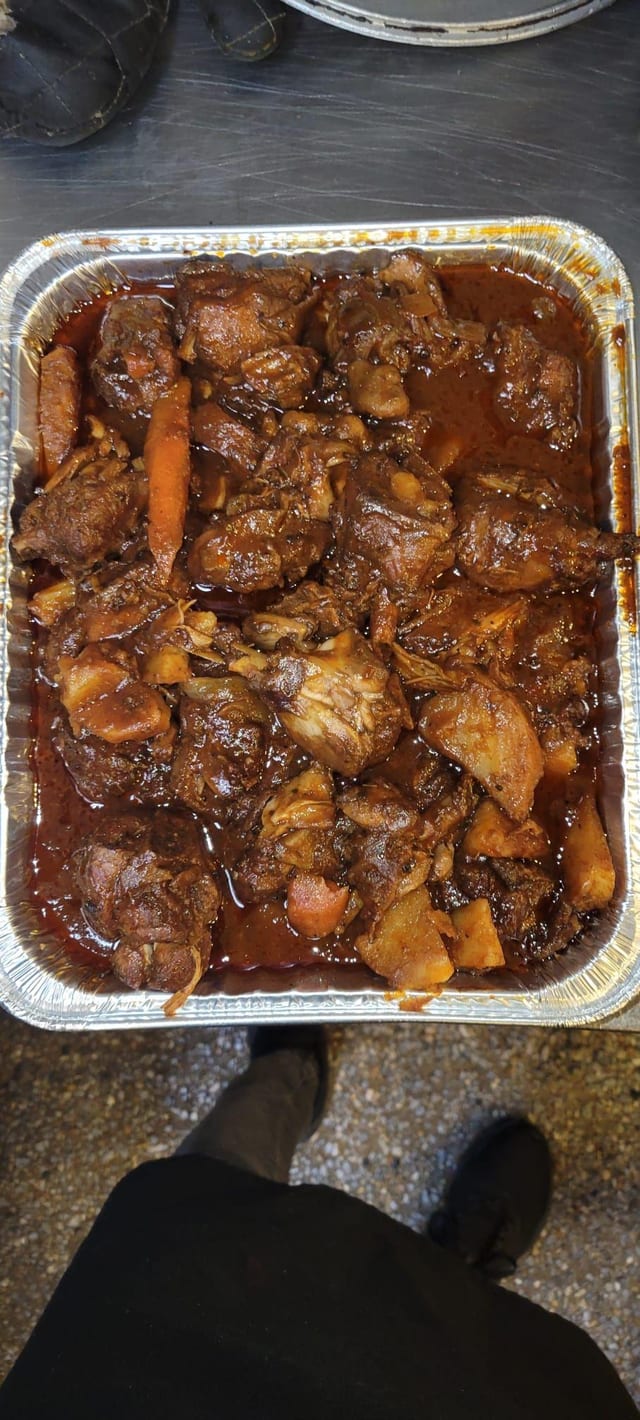C Stew Chicken - Half Pan.