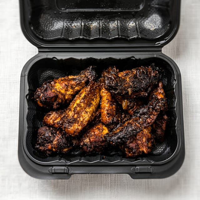 Jerk Wings - 10 piece.