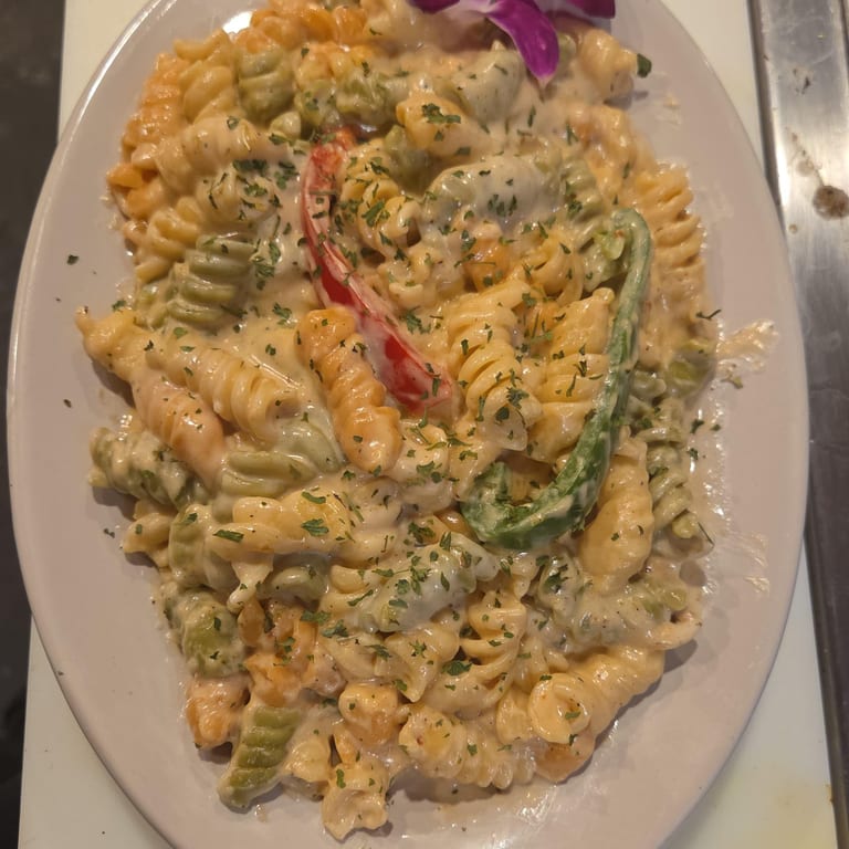 Delicious Rasta Pasta Awaits