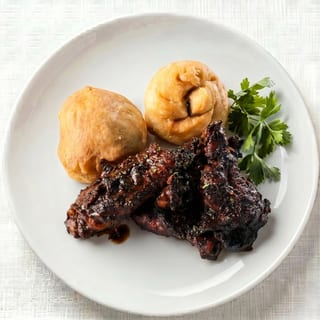 Large Wings Meal (Jerk, BBQ)
